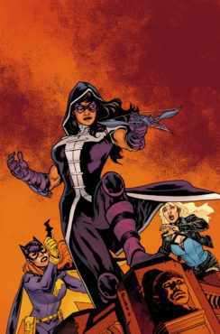 Will Huntress divide the team as the new Oracle's identity is revealed? (Artwork property of DC Comics) 