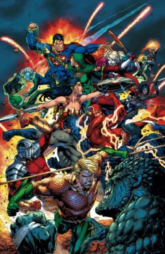 The Justice League will face off against the Suicide Squad during the first month of 2017! (Artwork property of DC Comics)