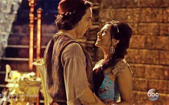 Aladdin & Jasmine made their "Once Upon A Time" debut tonight. (Photo property of ABC) 