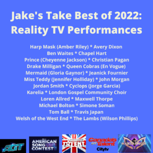 Jake's Take's Best of 2022 Reality TV Performances