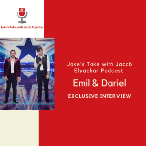 Cello rock duo Emil & Dariel visited 'The Jake's Take with Jacob Elyachar Podcast' for an exclusive conversation about 'AGT: All-Stars.'