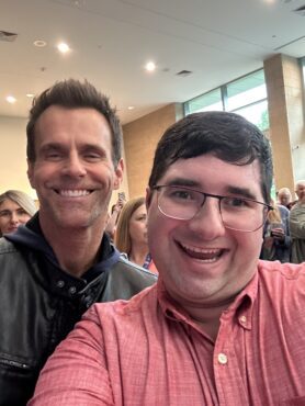 Cameron Mathison also previewed an upcoming 'General Hospital' storyline in addition to attending ChristmasCon. (Selfie photo property of Jake's Take with Jacob Elyachar)