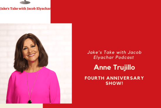 Jacob's mentor, Award-winning journalist and Denver7 anchor Anne Trujillo, helped celebrated the fourth anniversary of 'The Jake's Take with Jacob Elyachar Podcast' as she looked back at her almost 40 years career in broadcast news.