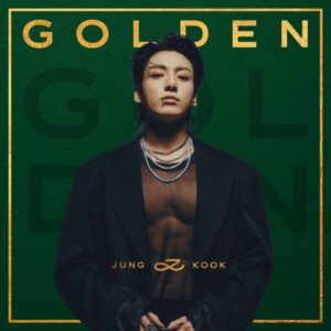 Jung Kook's GOLDEN cements the BTS member as K-Pop's top superstar. (Album cover property of BIGHIT Music)