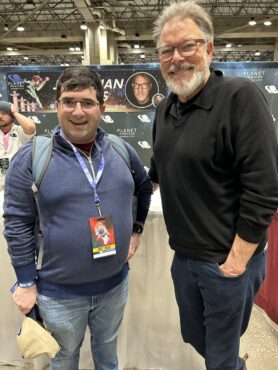 It was an honor to meet Star Trek icon and actor Jonathan Frakes at Planet Comicon. (Personal photo)