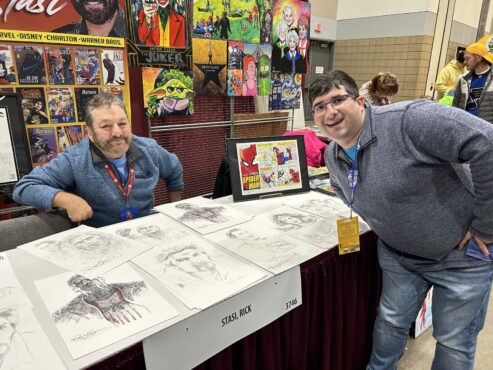 Planet Comicon Kansas City staple Rick Stasi will be back at Artists and Crafters Alley. (Photo property of Jake's Take with Jacob Elyachar)