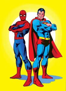 Spider-Man and Superman met up in the legendary DC/Marvel one-shot: 'Superman vs. the Amazing Spider-Man #1. DC and Marvel fans can pick up this adventure and more in the 'DC Versus Marvel' Omnibus this August. (Photo property and courtesy of DC Comics)