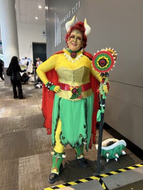Lady Bowser was one of my favorite cosplays that I saw at Planet Comicon Kansas City 2024.