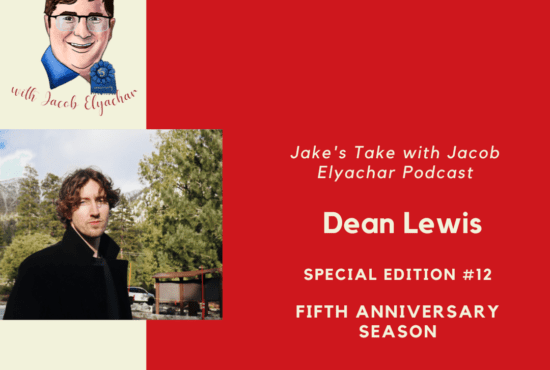 Recording artist Dean Lewis visited 'The Jake's Take with Jacob Elyachar Podcast' to talk about his music & touring with AJR.