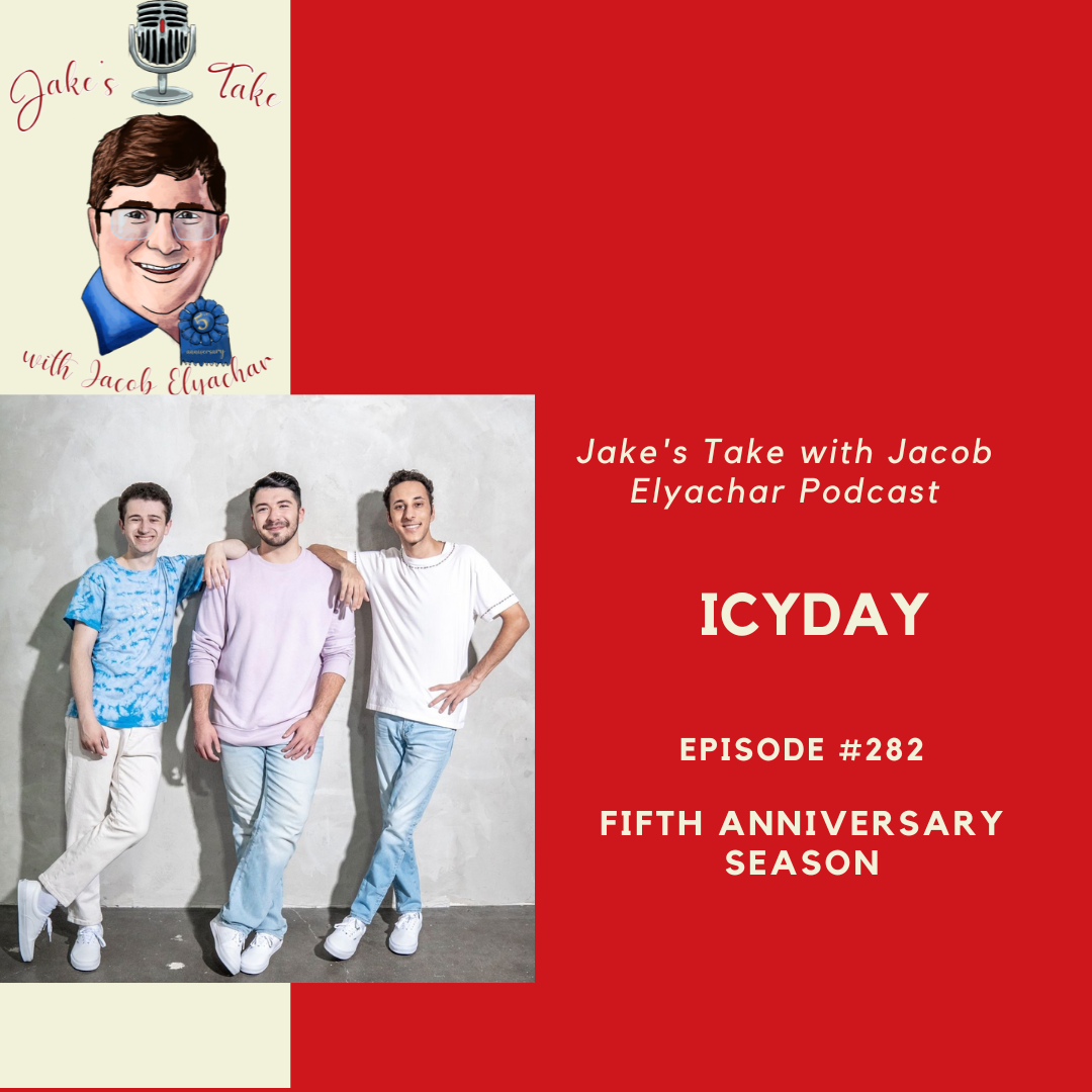 Pop + R&B trio ICYDAY (Sloane Morgan Siegel, David Bloom, & Isaac Cohen) visited 'The Jake's Take with Jacob Elyachar Podcast.'