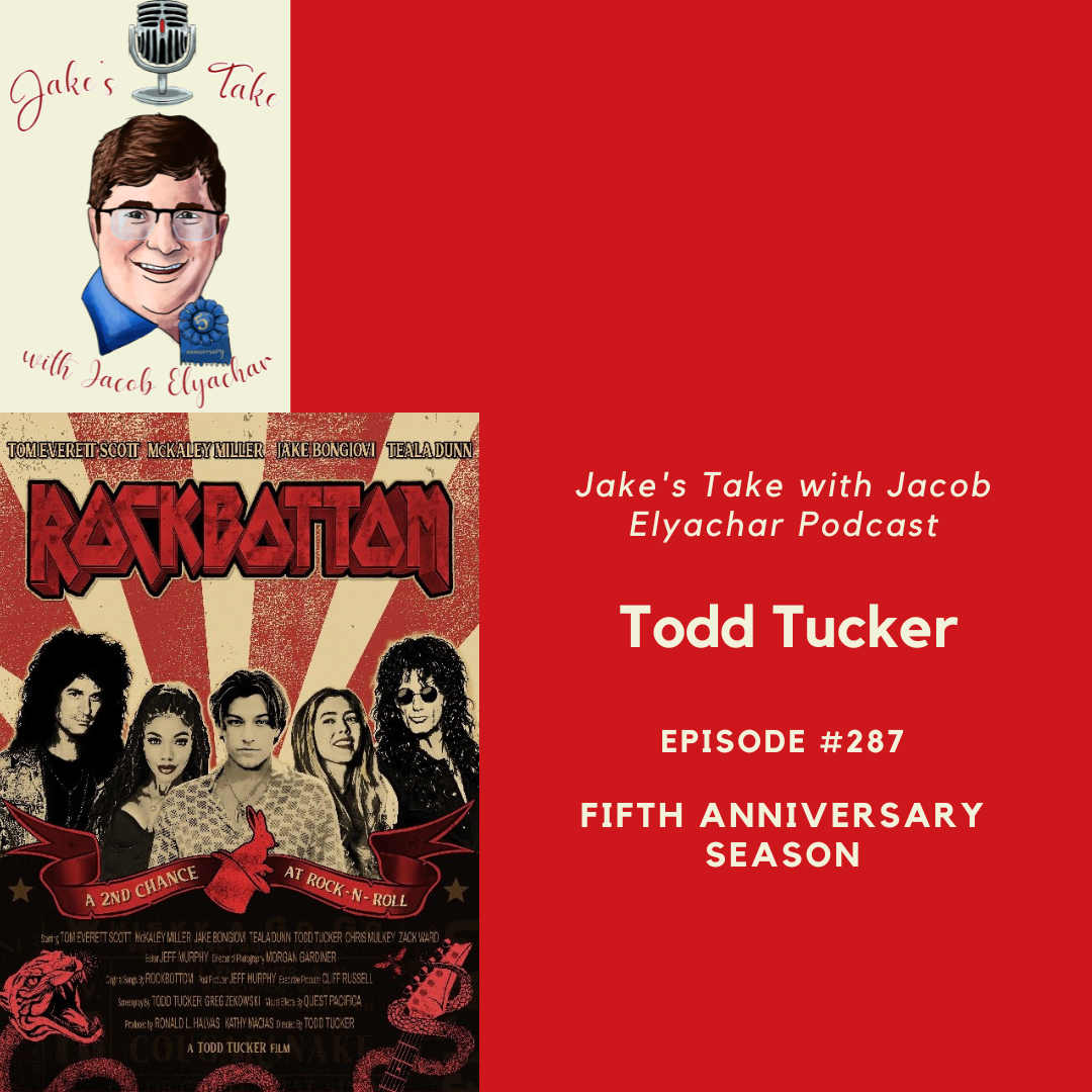 Film director Todd Tucker visited 'The Jake's Take with Jacob Elyachar Podcast' to talk about his career in movie make-up and his Prime Video film: 'ROCKBOTTOM.'